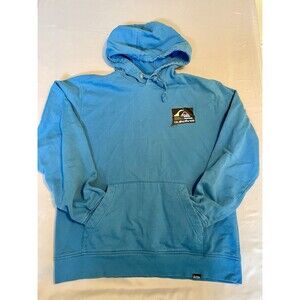Quicksilver Hoodie Men’s Size Medium Blue Long Sleeve